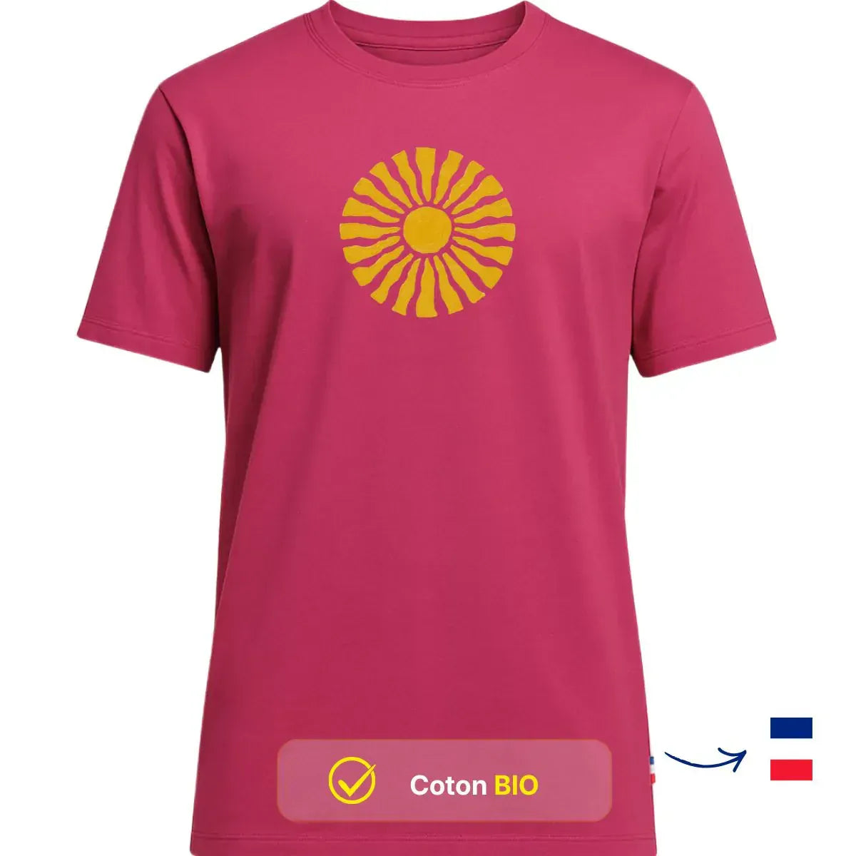 T-shirt Homme Rose Fuchsia | SOLEA