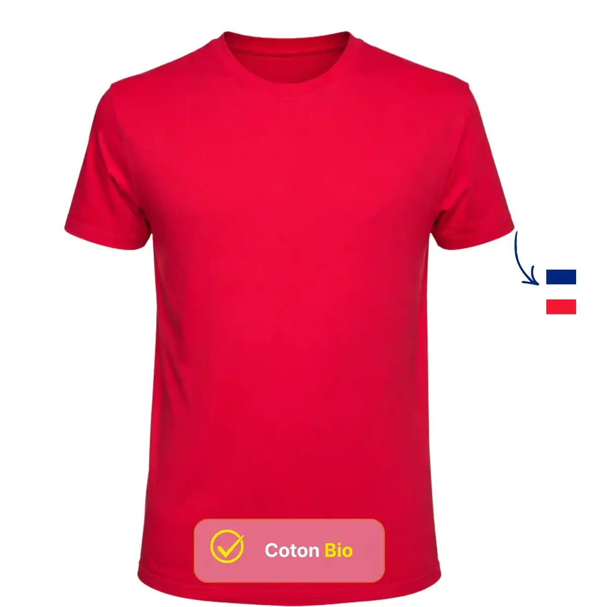 T-shirt homme rouge - T-shirt homme
