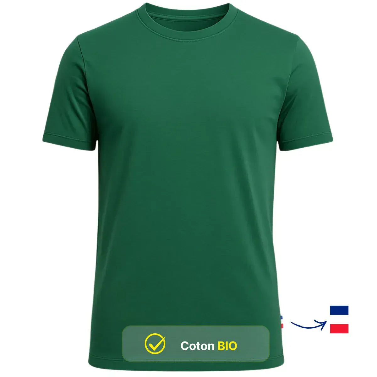T-shirt Homme Vert | Coton Bio