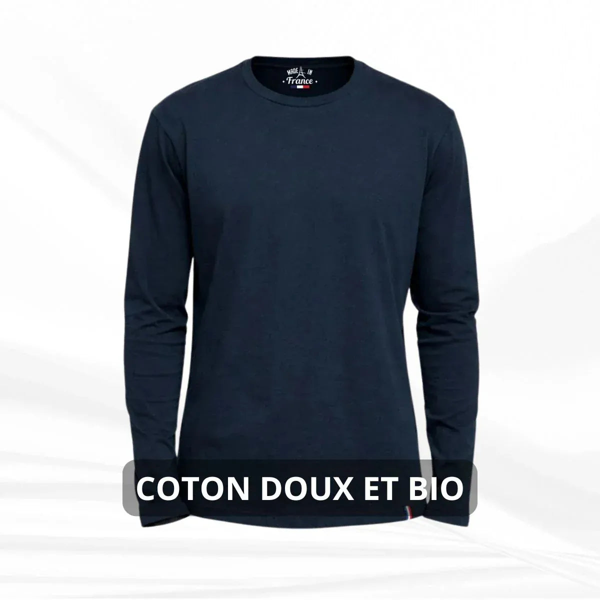 T shirt manche longue 100% coton Bio