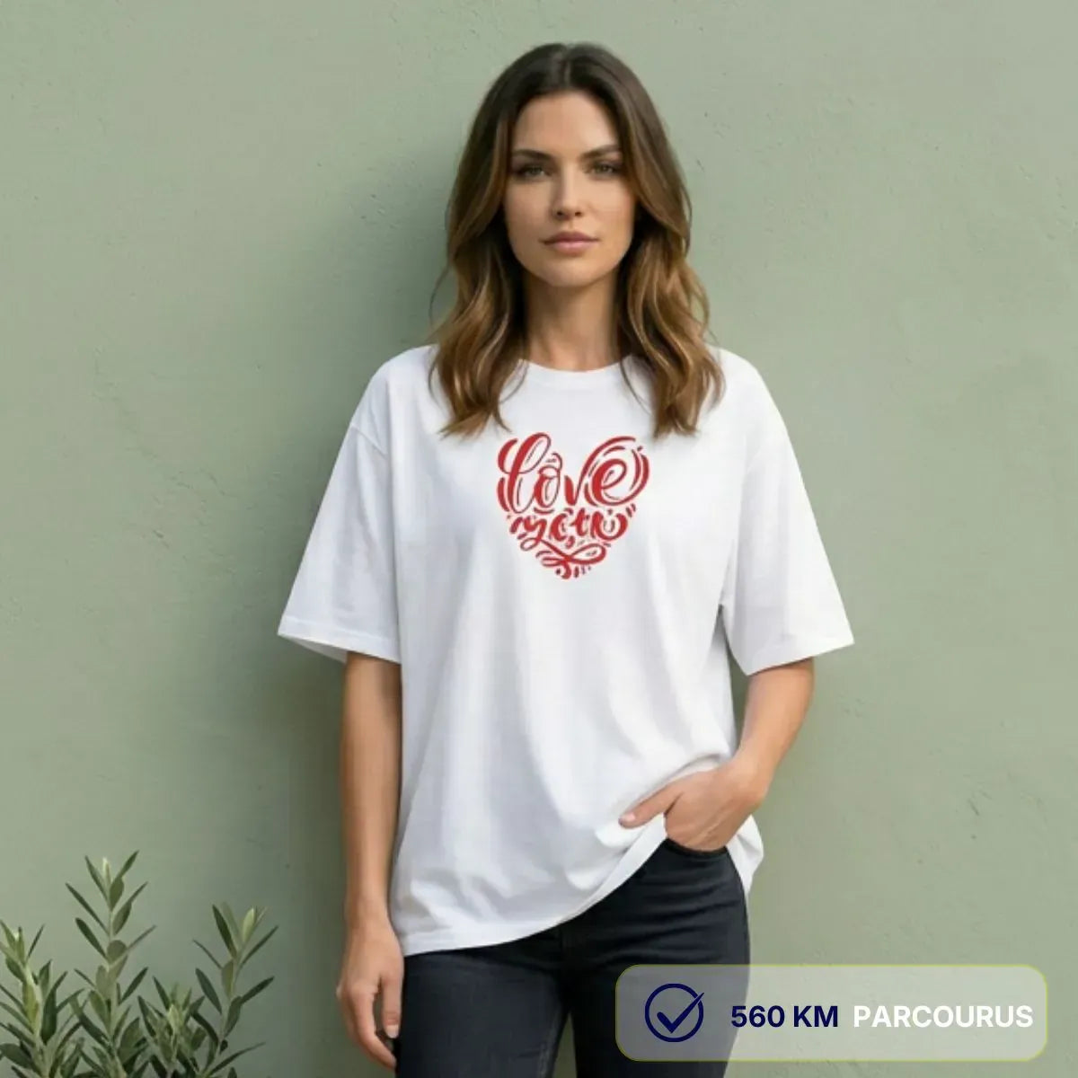 T shirt oversize femme | LOVE YOU