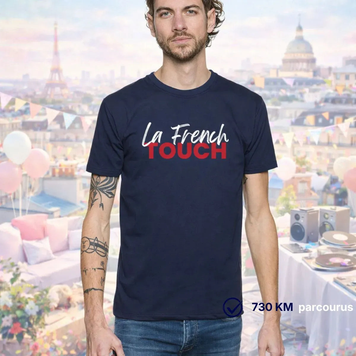 T-shirt homme bleu | La French Touch